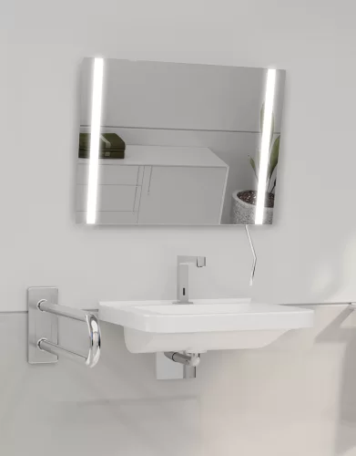 MED Panorama fürdőszobai tükör LED 