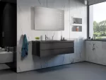 3D Illusion LED fürdőszobai tükör LED világítással