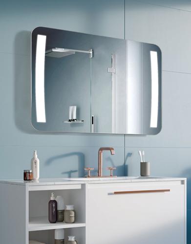 Anubis LED fürdőszobai tükör LED világítással