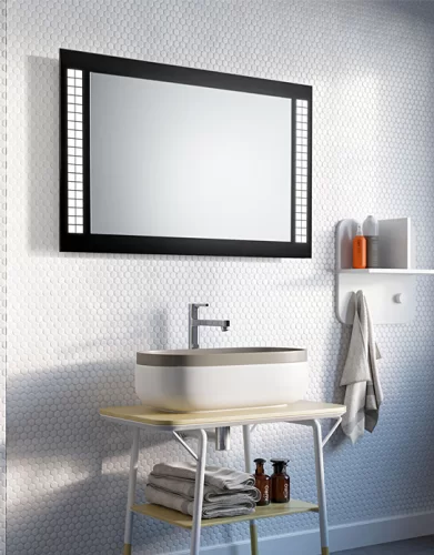 Cubi LED fürdőszobai tükör LED világítással