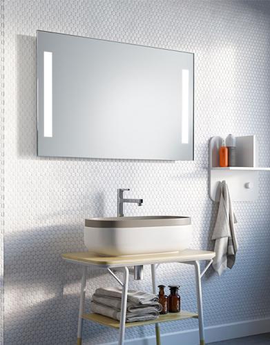 Duoline elemmel működő LED fürdőszobai tükör