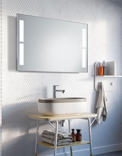 Fenestra elemmel működő LED fürdőszobai tükör