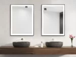 Energy LED fürdőszobai tükör alumínium keretben