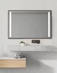 Korin LED fürdőszobai tükör alumínium keretben