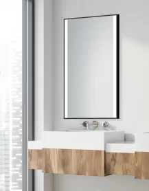  Gala LED fürdőszobai tükör alumínium keretben