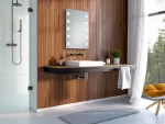 Quadro 2 LED fürdőszobai tükör LED világítással