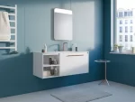 Shelf LED fürdőszobai tükör LED világítással