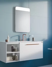  Shelf LED fürdőszobai tükör LED világítással