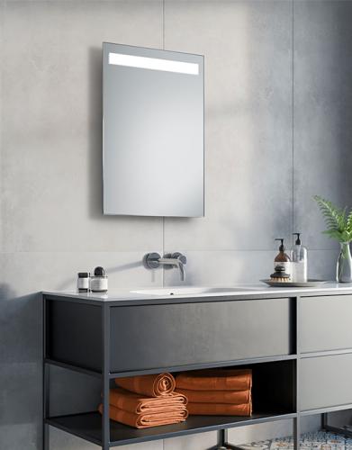 Simplex elemmel működő LED fürdőszobai tükör