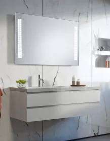  Square LED fürdőszobai tükör LED világítással