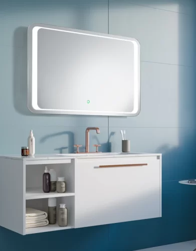 Zone Touch LED fürdőszobai tükör LED világítással