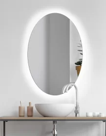  Simple Oval LED tükör