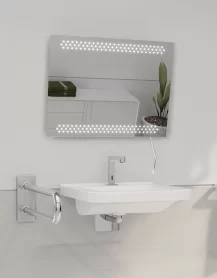 MED Corallos fürdőszobai tükör LED 