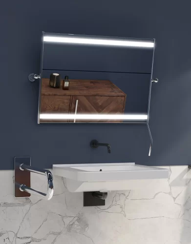 MED Duet ST fürdőszobai tükör LED 