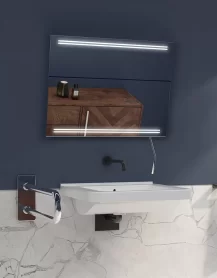MED Linesso fürdőszobai tükör LED 